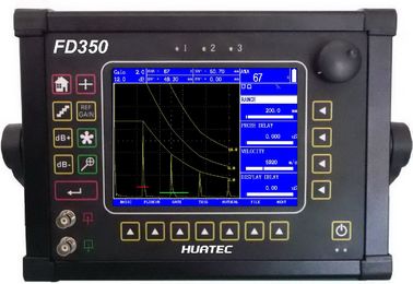 Detektor Cacat Portabel Ultrasonik Layar Besar dengan Warna TFT LCD 640 X 480 piksel FD350