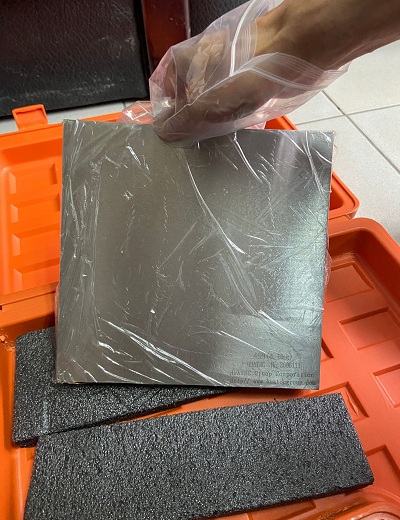 Uji Partikel Magnetik Blok Uji Kekuatan Angkat Standar ASME 177N/18.1kg Mpi Blok Angkat Berat Mati 0