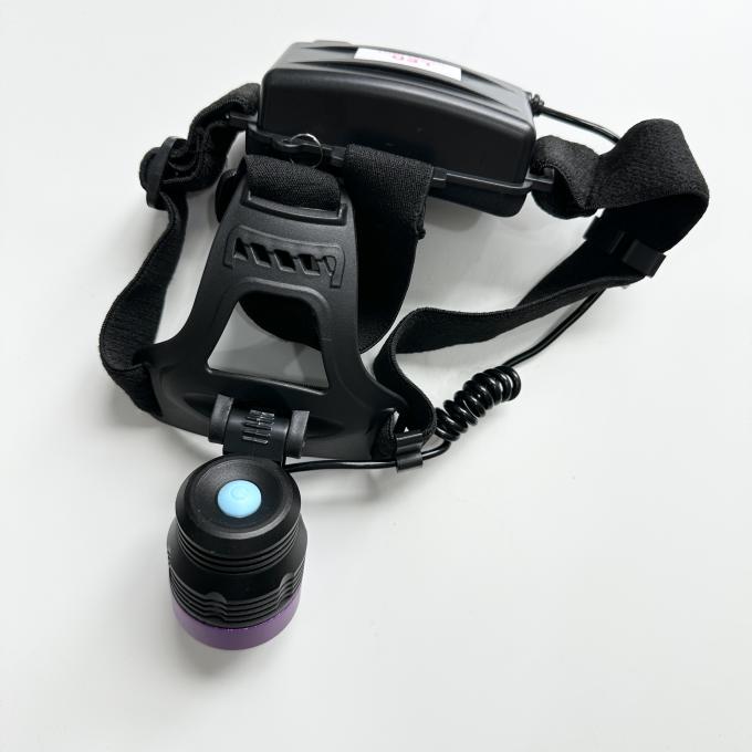 Lampu depan partikel UV Fluoresen Magnetik DG-3101S Dengan panjang gelombang puncak 365-370nm Dan 2 pcs 18650 baterai lithium 7