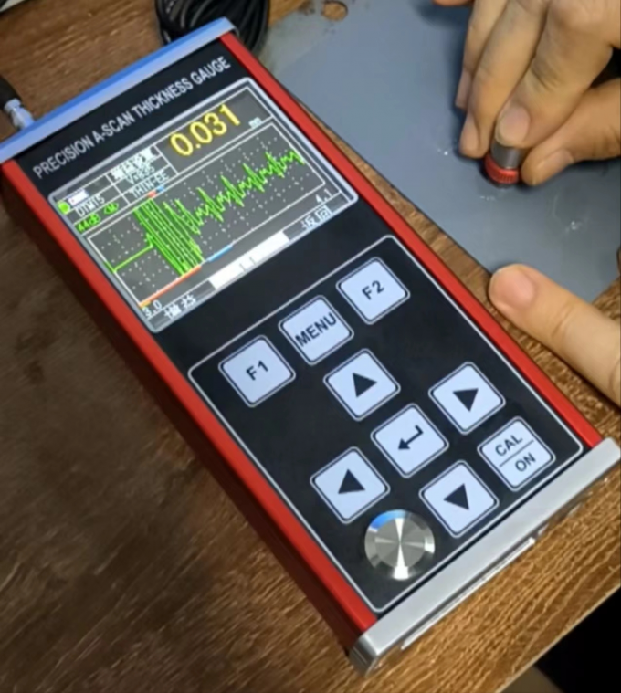 HUATEC Non Metallic Ultrasonik Beton Lapisan Ketebalan Pengukur TG-6200 1