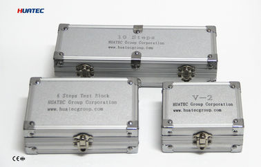 IIW V-2 A4 75mm x 43mm x 12.5mm Ultrasonic Calibration Block / blok uji ultrasonik