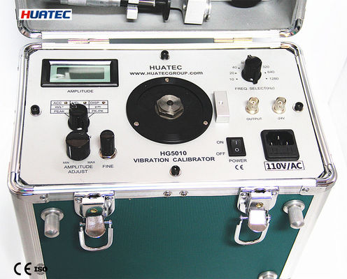 HG-5010 Vibration Calibrator with 0~4.0mm Range 5mm and 8mm Probes and 10 to 1280Hz Frequency for Vibration Testing Equipment