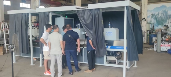 HMP-8000 Mesin Deteksi Cacat Partikel Fluoresen Magnetik Lintas arus AC 0~8000A