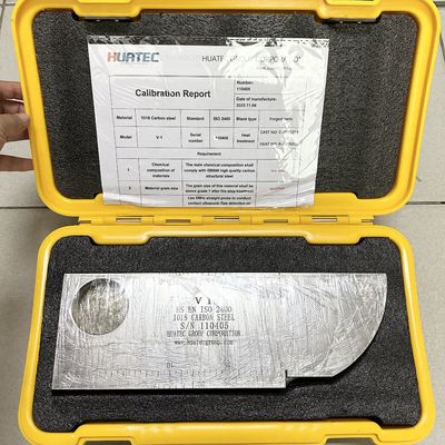 CS NDT Calibration Block IIW V1 untuk pengujian non-destruktif
