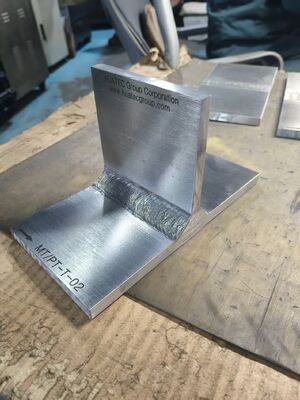 25 Cacat Partikel Magnetik/DYE Penetrant Standard Testing Kit MT/PT KIT