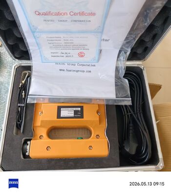 HCDX-220 Detektor Cacat Yoke AC Elektromagnetik Ringan Penguji Cacat Struktur Baja Catu Daya Ganda