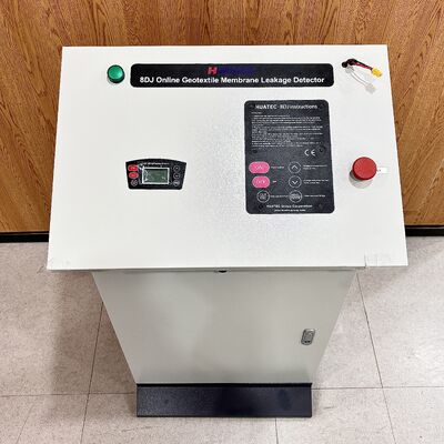 HUATEC-8DJ Online Geomembrane Filter Kekebalan Kebocoran Tester Suara Cahaya Alarm Bocoran Titik Penghitung Detektor