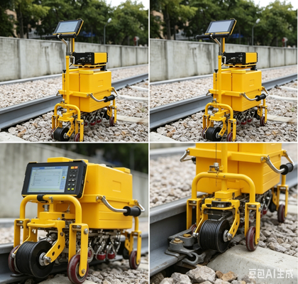 FD-GT-20 Rail Ultrasonic Defect Detector Untuk 43 ~ 75kg / m Railway High Speed Railway Subway Inspection