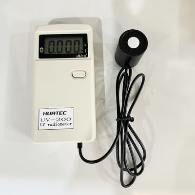 UV-200 Portable UV Radiometer Opsional 254/297/310/365nm Detector UV Irradiance Meter Untuk Budidaya Tanaman Sterilisasi