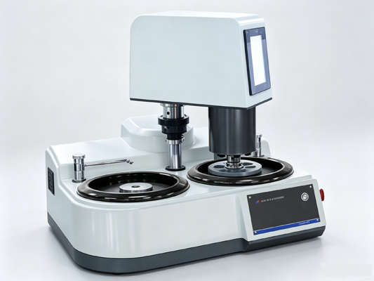 HPA-2000S Mesin Polishing Penggilingan Metallografi Otomatis Sempurna Dual Disc Multi-point & Center Pressure PLC Touch Screen Metal Sample Polisher