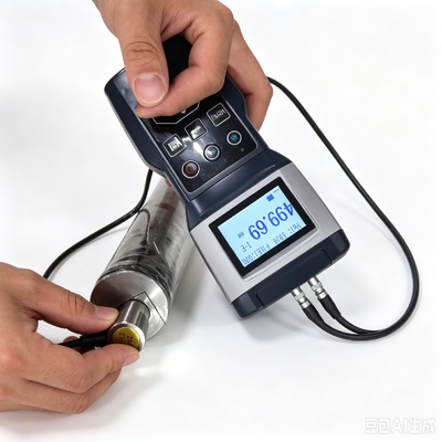High Precision Ultrasonic Thickness Gauge with Thru-Paint Measurement and Bluetooth Interface