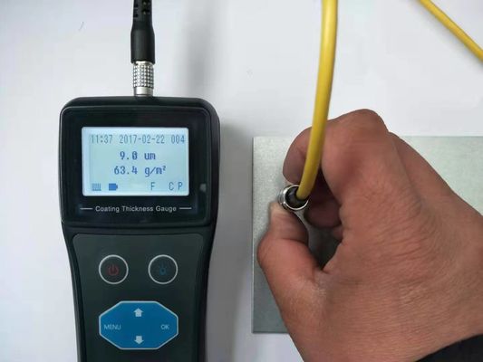 TG-6101 Portable F/N Probe Coating Thickness Gauge 0-1500um Metal Paint Film Thickness Tester dengan Density & Weight Measurement