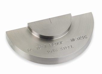 ASTM E164 DC Distance Calibration Block AWS Standar Shear Wave Ultrasonic Transducer Distance Calibration Test Block