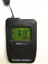 DP802i X-γ Pengukur Alarm Dosis Radiasi Pribadi Sinar-X