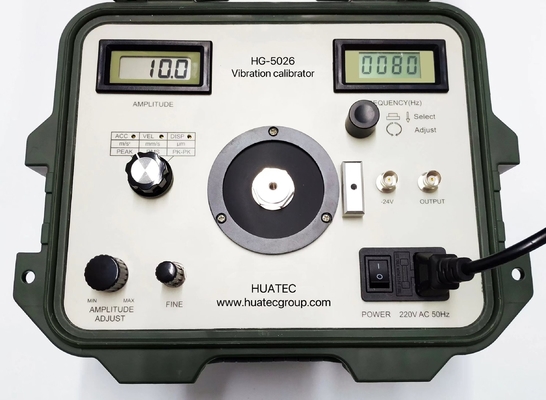 HG-5026 Vibration Accelerometer Kecepatan dan proximity transducer Shaker Calibrator