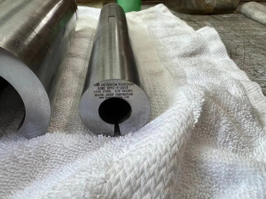 Ndt Equipment Pipe Ultrasonic Calibration Block Untuk Asme Angle Beam