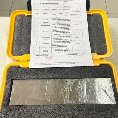 Blok Kalibrasi Ultrasonik Baja Ndt Iow 1018