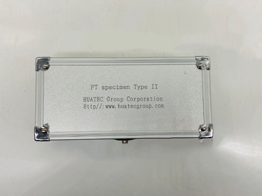 Pelat Uji PT Untuk Baja Standar Internasional ISO9934-2 EN ISO 3452-3 Tipe II Blok Uji Referensi Penetrasi