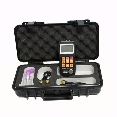 NDT Instrumen LED Screen Portable Ultrasonik Ketebalan Gauge 0,75-300mm