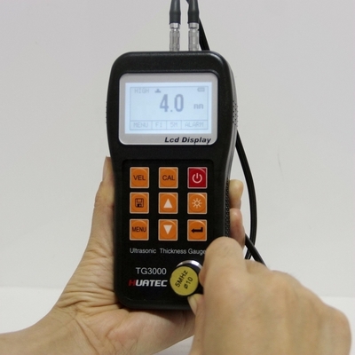 NDT Instrumen LED Screen Portable Ultrasonik Ketebalan Gauge 0,75-300mm