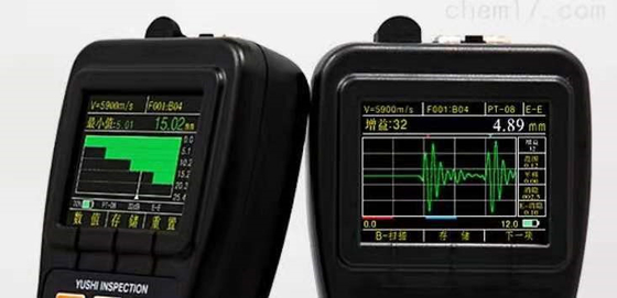 TG-5100D Real Time A Scan Dan B Scan Melalui Lapisan Ultrasonik Ketebalan Gauge