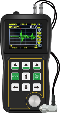 TG-5100D Real Time A Scan Dan B Scan Melalui Lapisan Ultrasonik Ketebalan Gauge