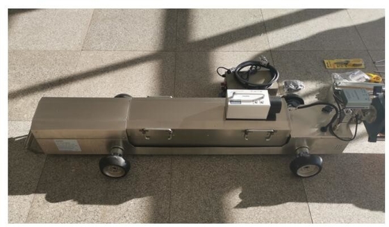 Jarak Panjang Pipa Radiografi Pusat Inspeksi Las X-ray Crawler 1.0*3.5 Ukuran Spot Fokal 12 M/min Kecepatan Perjalanan