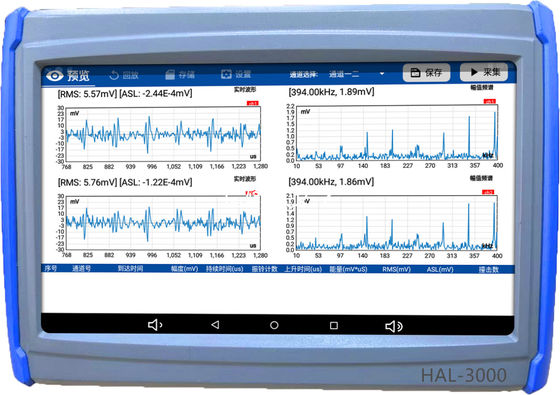 HAL-3000 Dual-channel Synchronous Acquisition Acoustic Emission Valve Pipeline Leak Detector