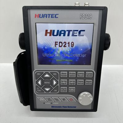 FD219 Detektor Cacat Ultrasonik Presisi Tinggi Kalibrasi Otomatis Pengukuran Ketinggian Retakan Koreksi permukaan melengkung