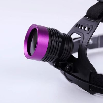DG-3101S Lampu depan UV yang disesuaikan 365-370nm 10000μW/cm2 Hands Free Helmet Lampu UV LED Untuk Inspeksi Partikel Magnetik Penetrant Fluoresen