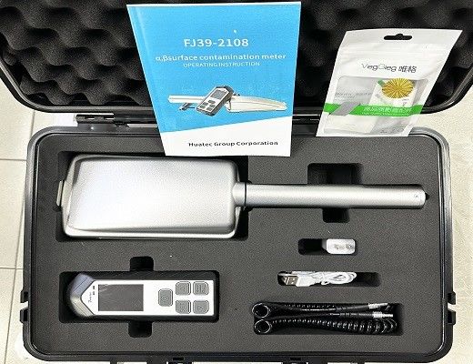 FJ39-2180 Monitor Kontaminasi Permukaan Gamma Alpha Beta Probe Kilau Ganda Detektor Radiasi IP65