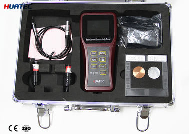 HEC-102 Logam Nonferrous Portable Eddy Current Electrical Conductivity Purity Meter
