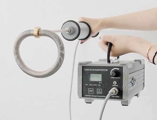 HD-103 Detektor Liburan Tegangan Tinggi 0.2-30KV Layar LCD 0.5-10Mm Detektor Kebocoran Lubang Jarum Lapisan untuk Inspeksi Anti-korosi Tangki Pipa