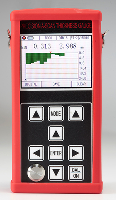 TG-6200 Tampilan numerik genggam pemindaian A/B Non-metal Ultrasonik Coating Thickness Gauge