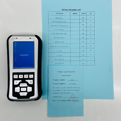HG3002 2 saluran getaran +1 saluran kecepatan Layar LCD Warna Pengukur Analisis Rekaman Pengukuran Data Getaran Vault