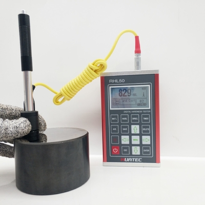 Akurasi Tinggi RHL50 LCD Display Portable Leeb Hardness Tester Dengan Akurasi ±6HLD Dan Rmin 50mm Min. Radius