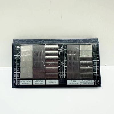 45 Super Karbon Steel Surface Roughness Comparator Contrast Sample Block untuk Industri