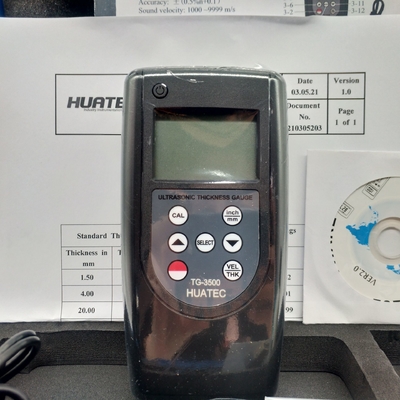 TG-3500 Bluetooth Berjarak Besar Portable Digital Ultrasonik Wall Thickness Gauge