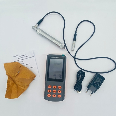 Instrumen NDT Tester Kekerasan Ultrasonik Portable Pengukuran presisi tinggi yang akurat
