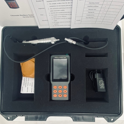 Instrumen NDT Tester Kekerasan Ultrasonik Portable Pengukuran presisi tinggi yang akurat