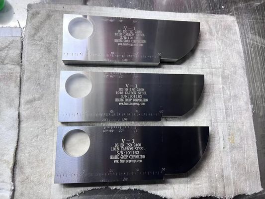 CS NDT Calibration Block IIW V1 untuk pengujian non-destruktif
