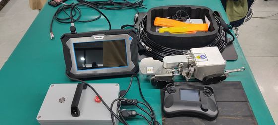 Robot Pengukur Ketebalan Ultrasonik Elektromagnetik dan Korosi Perayap Magnetik TG-M70C untuk Deteksi Korosi Dinding Pelat