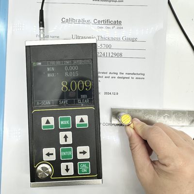 Pengukur Ketebalan Ultrasonik Digital Presisi Tinggi Genggam Pemindaian A / B