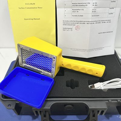 Kompak Industri Nuklir Suara Cahaya Dan Getaran Alarm ALPHA BETA GAMMA Meter Kontaminasi Permukaan FJ-CoMo50