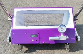 HC1400-LED Penguji Kebocoran Kotak Vakum Hemat Tenaga dengan Roda Berjalan & Batang Bantu untuk Inspeksi Las