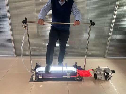 Kotak Deteksi Kebocoran Vakum Efisiensi Tinggi HV1800F-LED untuk Sambungan Las Lurus Dasar Tangki Penyimpanan