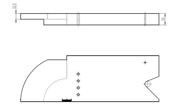 Kalibrasi Radius PAUT IIW Blok ISO 19675 Metrik