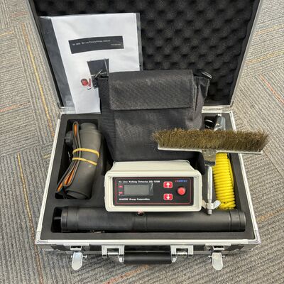 HD-120M Detektor Liburan Tegangan Tinggi Ringan Desain Tiga Probe Perlindungan Overvoltage Pipeline Kapal Lapisan Lapisan Enamel Detektor Pinhole