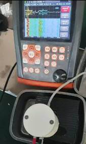 HFD-810 Portable Ultrasonic Tester 400MHz Sampling Bluetooth PDF Report Ekspor Detektor Inspeksi Lapisan Waterproof