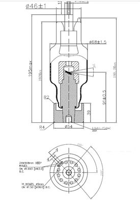 HXC-16B X-ray Tube 0.8mm Focal Spot 160KV 500W untuk Security Scanner & Defect Detector